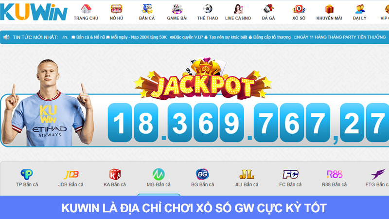 Nhiều lợi thế khi chơi xổ số GW tại Kuwin